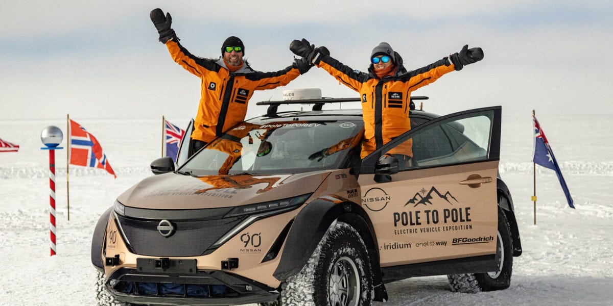 Un véhicule électrique vient de devenir le premier véhicule à rouler du Nord au pôle Sud