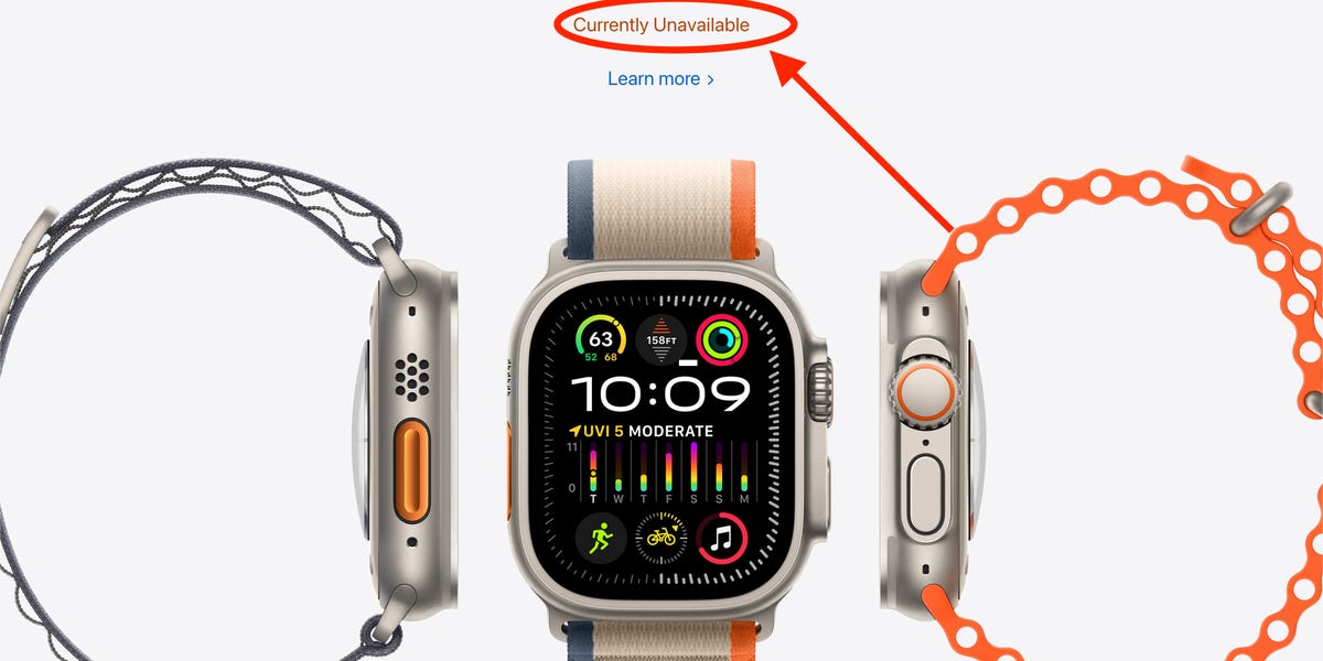 Vous ne pouvez plus acheter les dernières montres Apple sur la boutique en ligne d'Apple
