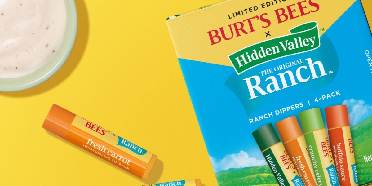 Burt's Bees a épuisé ses baumes à lèvres aromatisés Hidden Valley Ranch en moins de 24 heures