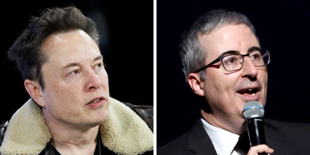 Elon Musk est toujours en colère contre John Oliver qui le fait rôtir