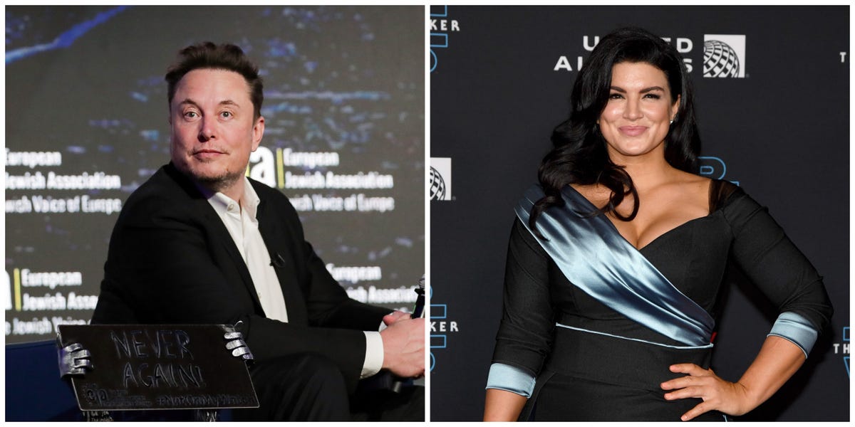 X d'Elon Musk paie pour que Gina Carano poursuive Disney pour son licenciement de "Star Wars"
