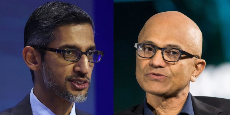 Sundar Pichai applaudit le PDG de Microsoft après ses commentaires sur le fait de faire « danser » Google
